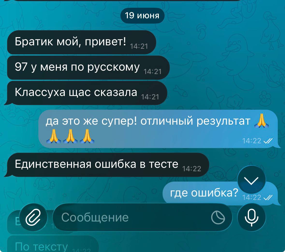 Отзыв ученика